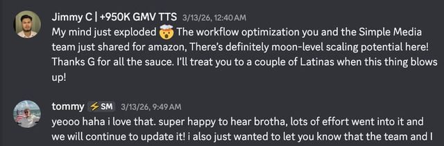 Creator testimonial